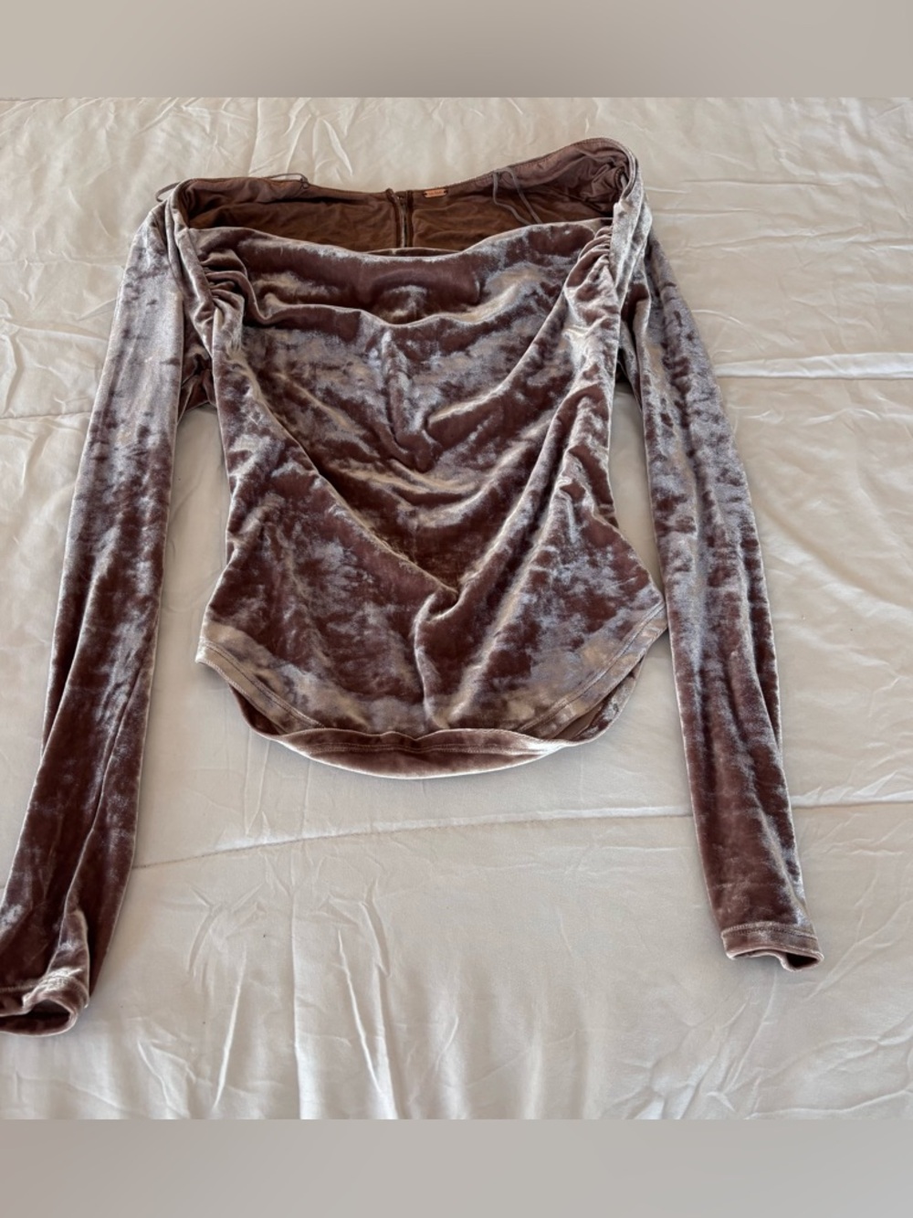 Free people Crushed velvet
romantic top Small